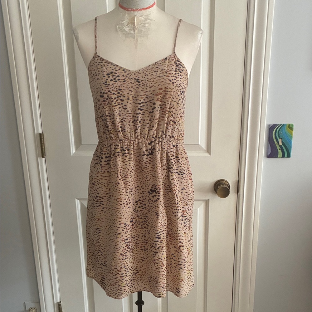 Broadway and Broome silk Print Spaghetti Strap Dress